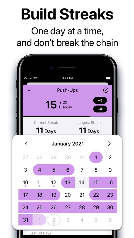#3. Leap Habits - Habit Tracker (iOS) Podle: Benedict Bartsch