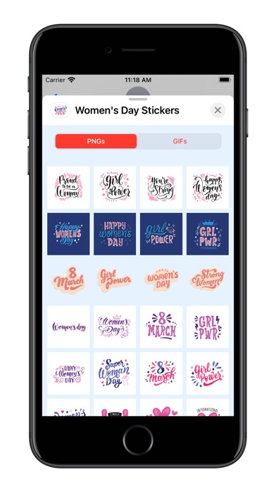 Screenshot #3 pour Women's Day - GIFs & Stickers