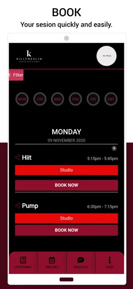 Game screenshot Killyhevlin Health Club apk