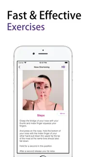 face yoga exercise - aphrodite iphone screenshot 4