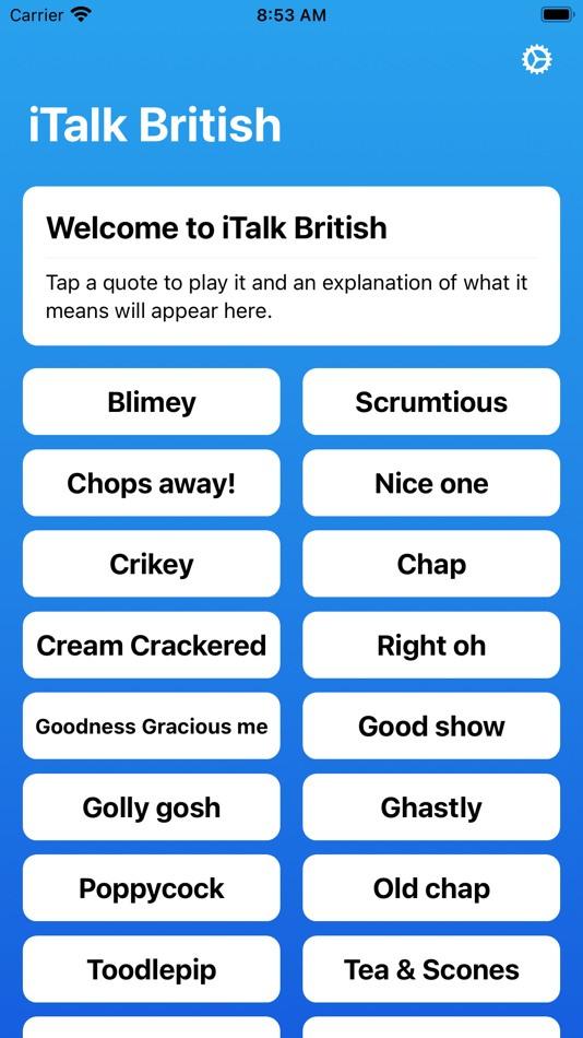 iTalk British (iOS) Podle: Ashley Richards iTalk British (iOS) Podle: Ashley Richards