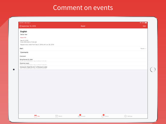 HiCal - Collaborative Calendar iPad screenshot 4 - Productivity app