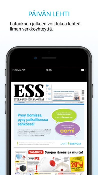 ESS – Etelä-Suomen Sanomat Screenshot
