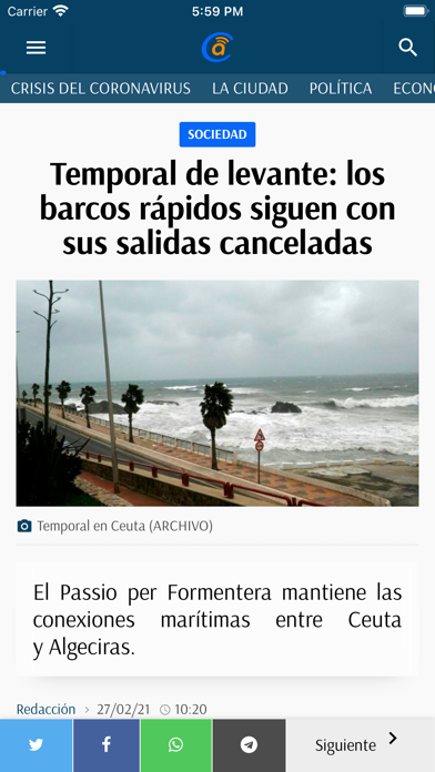 Ceuta Actualidad Screenshot