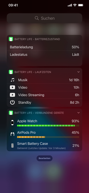 ‎Battery Life Screenshot