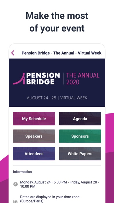 Pension Bridge Annual 2020 Screenshot