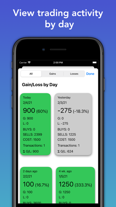 TradeTotal - Trade tracker Screenshot