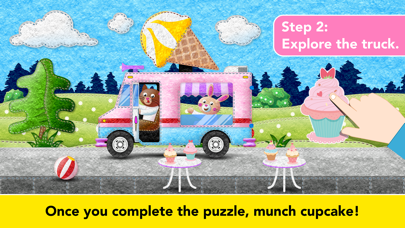 Ice Cream & Fire Truck Games Screenshot