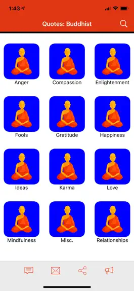 Game screenshot Quotes: Buddhist apk