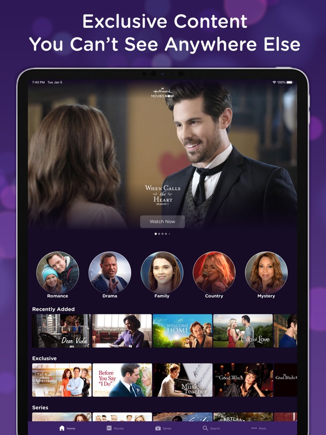 Hallmark Movies Now on the App Store