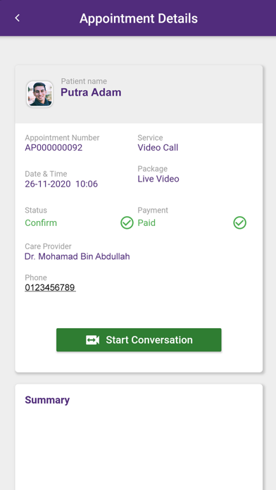 TrueCare2U Healthcare Provider Screenshot