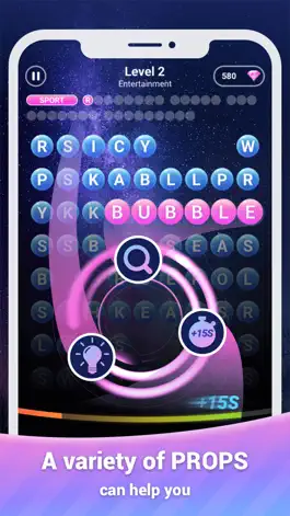 Game screenshot Scrolling Words Bubble apk
