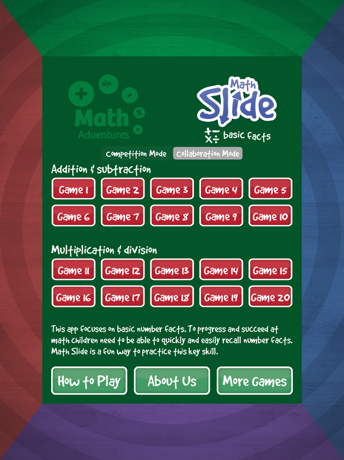 Math Slide Basic Facts