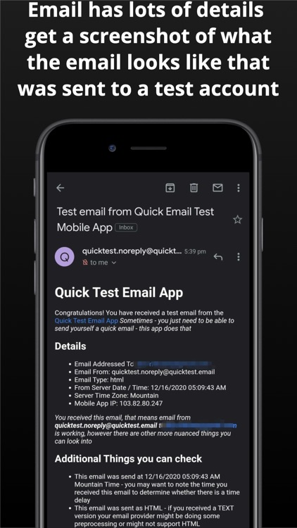Email Quick Test screenshot-5