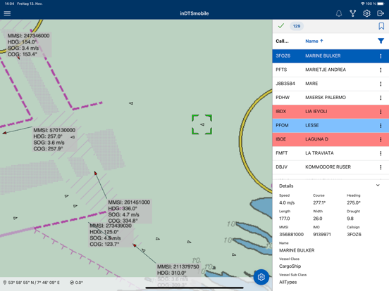 inDTSmobile iPad screenshot