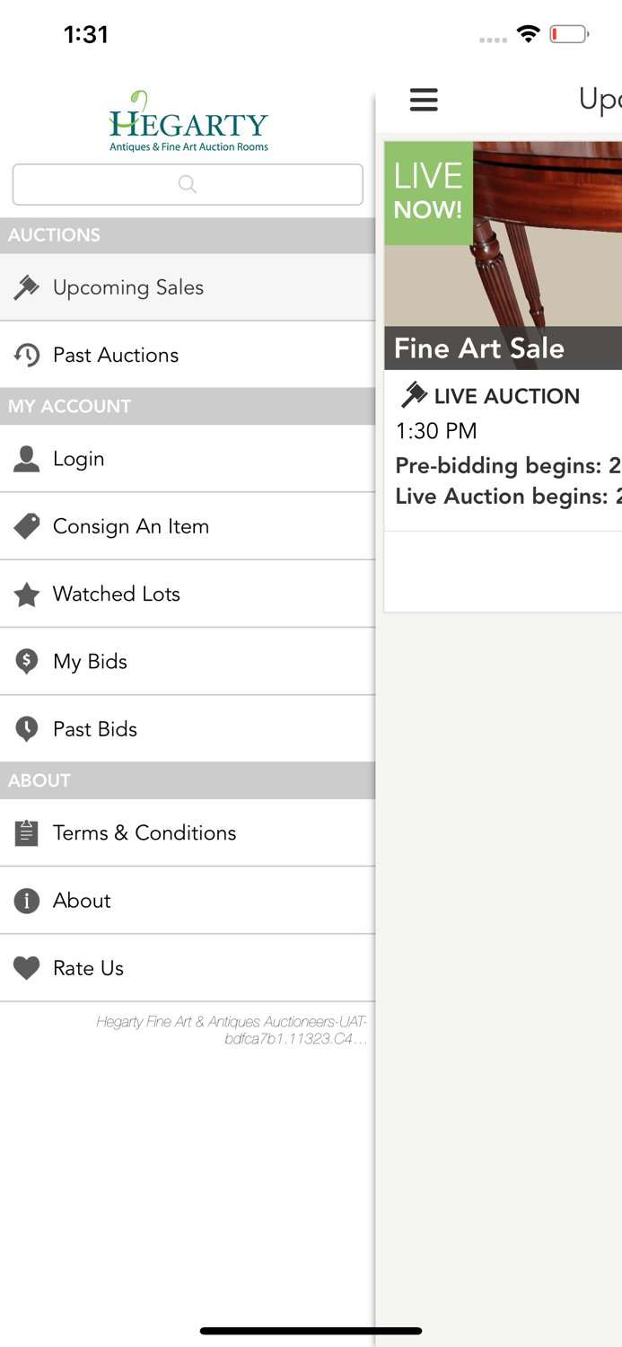 Hegarty Live Auctions