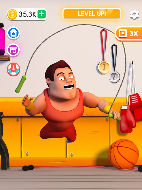 Fit the Fat: Gym iPad screenshot 5 - Games app