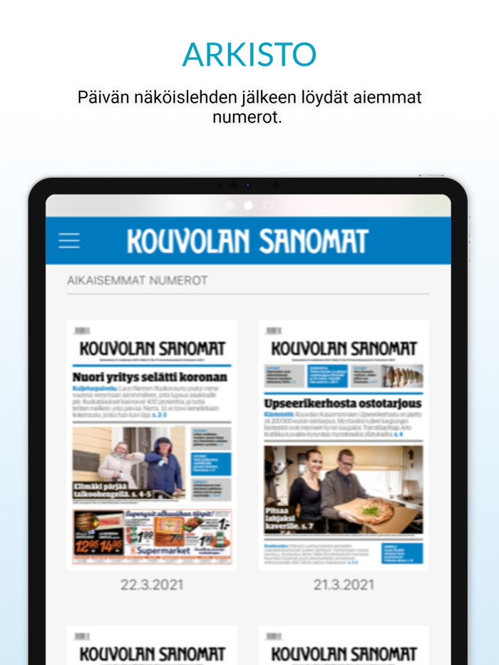 Kouvolan Sanomat päivän lehti