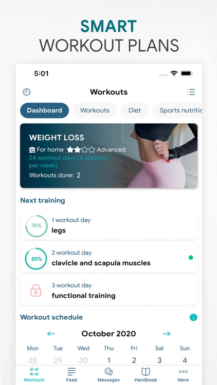 Workout app Fitness Online screenshot-0