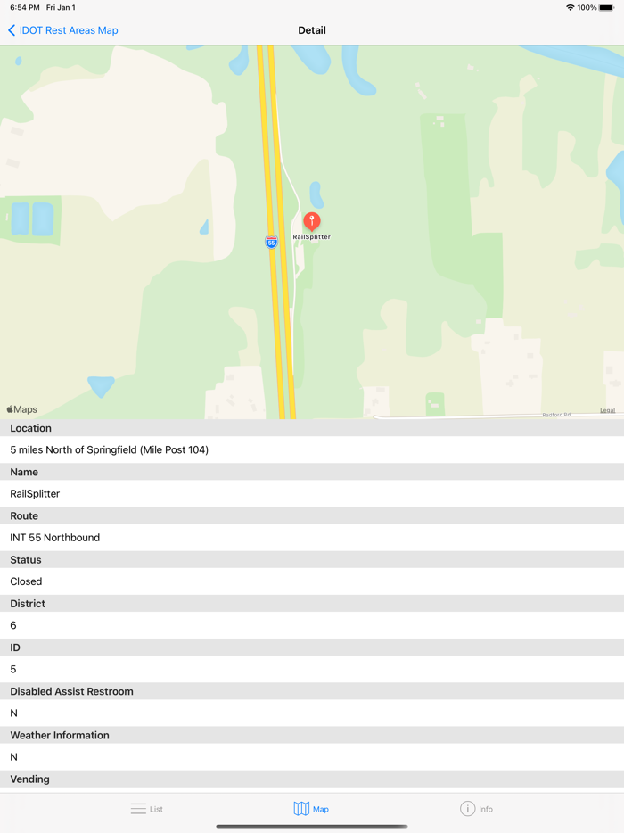 IDOT Rest Areas - Illinois Car