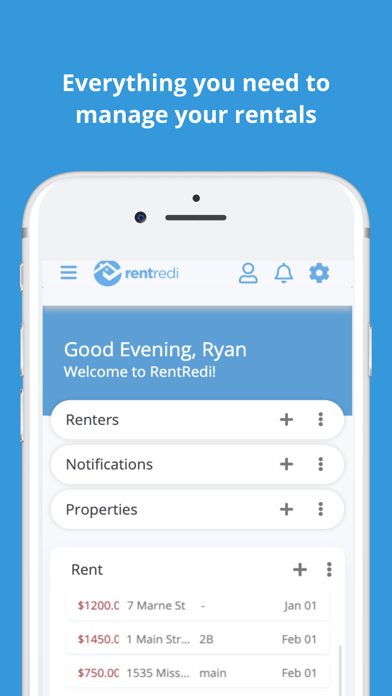 RentRedi Owner Screenshot