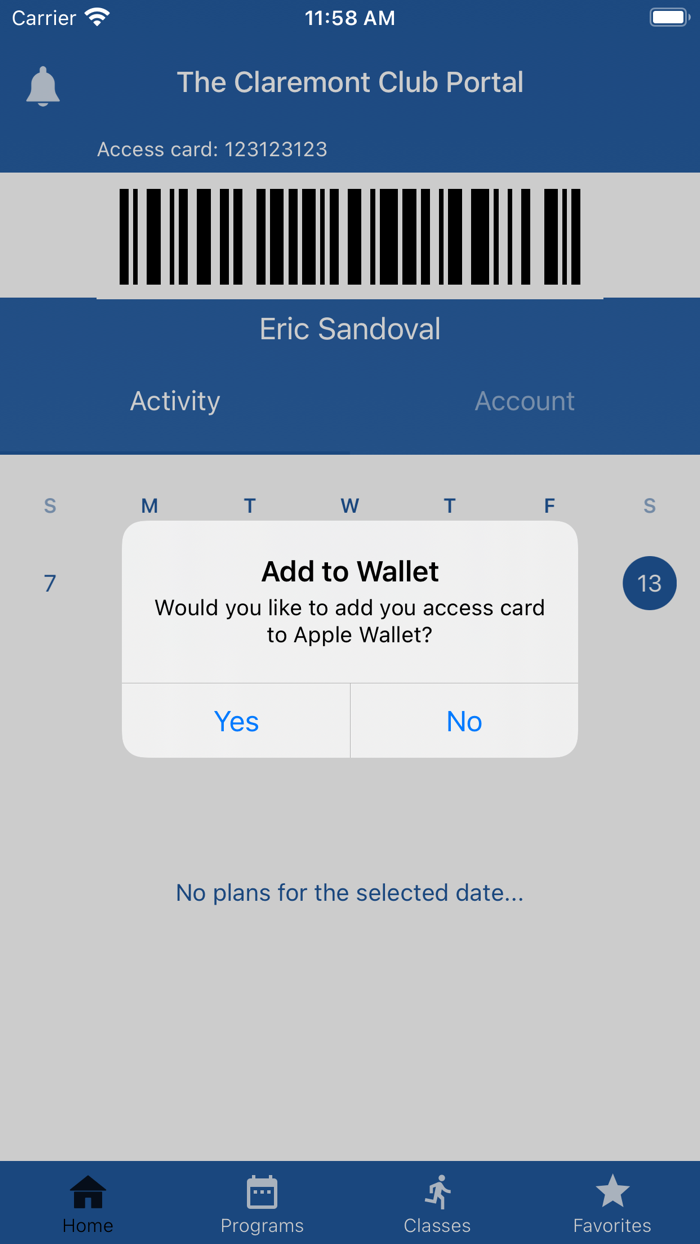 The Claremont Club Portal
