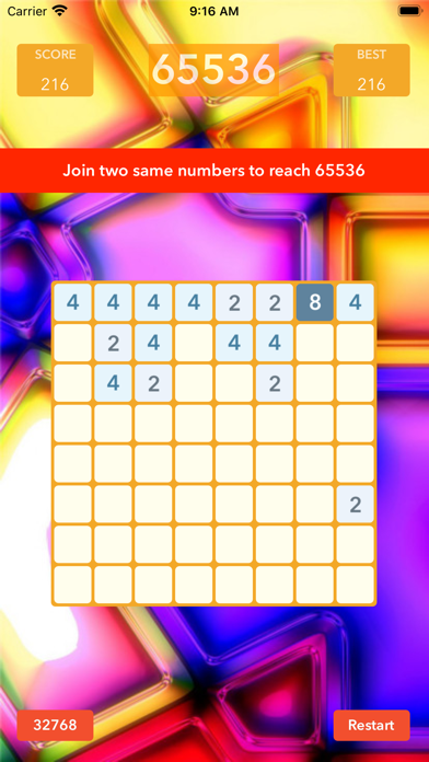 65536 Puzzle Screenshot