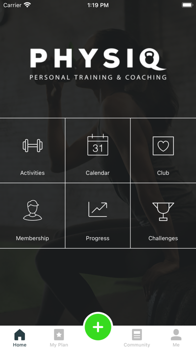 PhysIQ Personal Training Screenshot