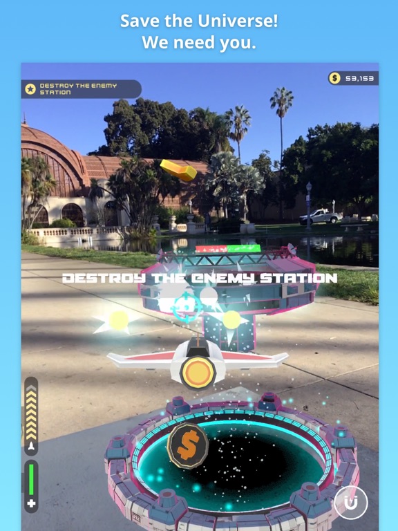 Space Quest AR: Arcade Shooter iPad screenshot