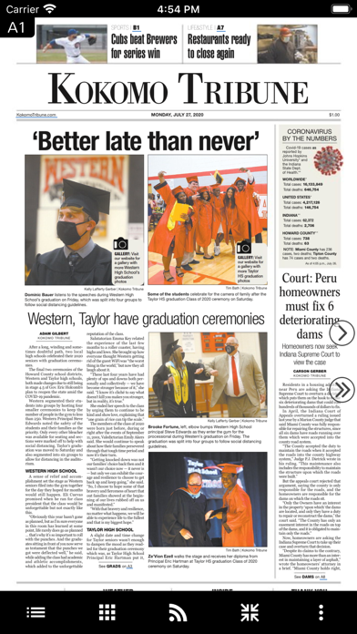 Kokomo Tribune Screenshot