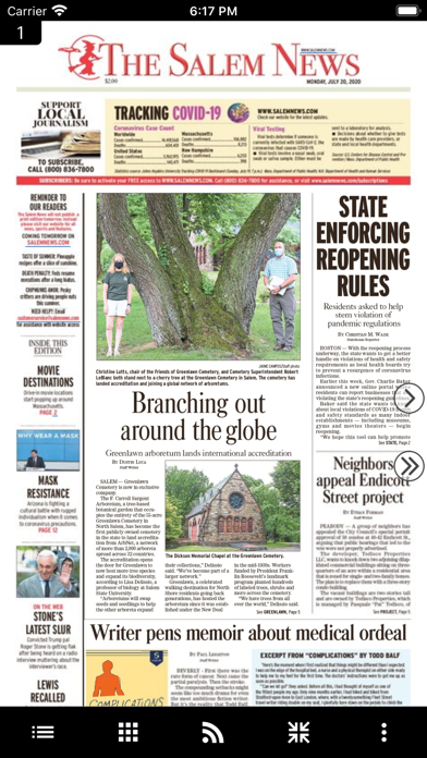 The Salem News- Beverly, MA Screenshot