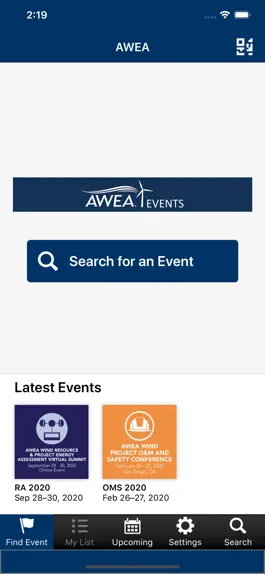 Game screenshot AWEA Events apk