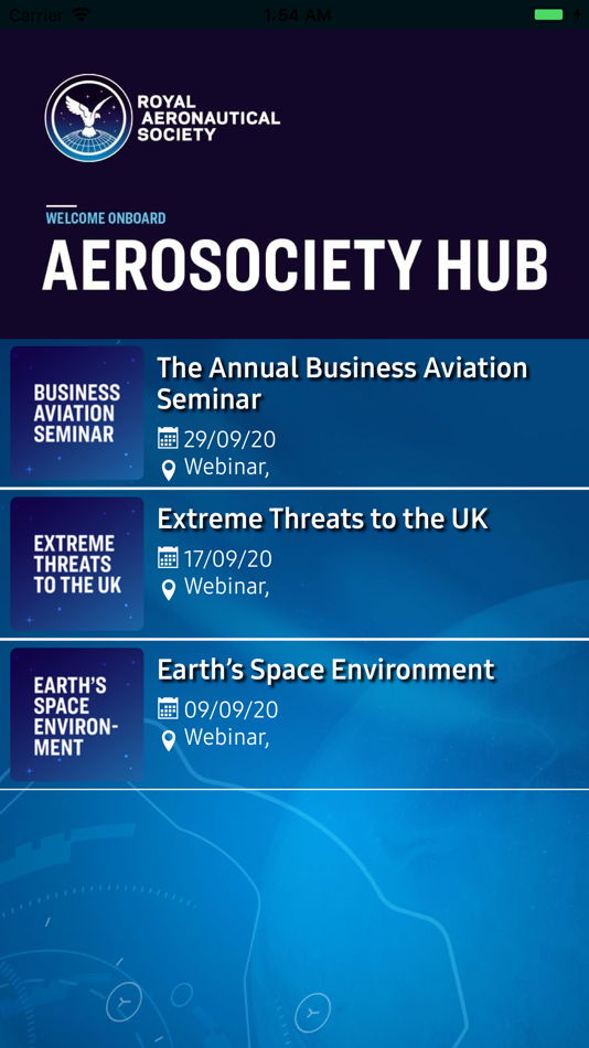 #1. RAeS Events (iOS) 由: Royal Aeronautical Society