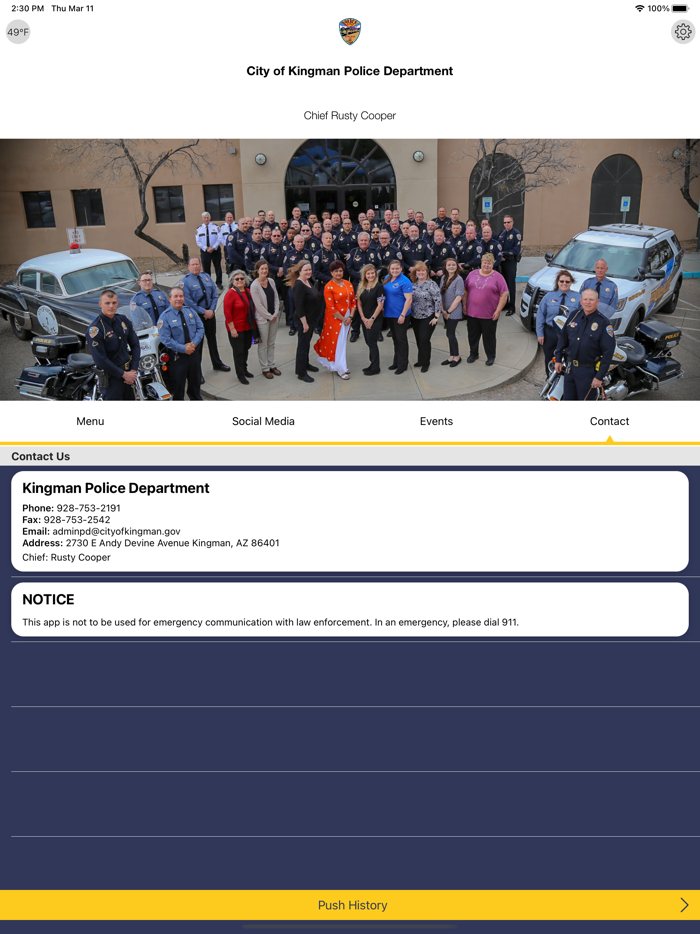 Kingman AZ Police Dept