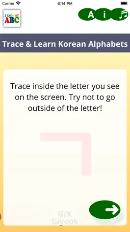 Game screenshot Trace & Learn Korean Alphabets mod apk