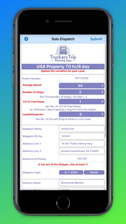 ETA PTA Calculator Solo screenshot-3