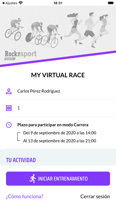 RockTheSport Virtual Screenshot