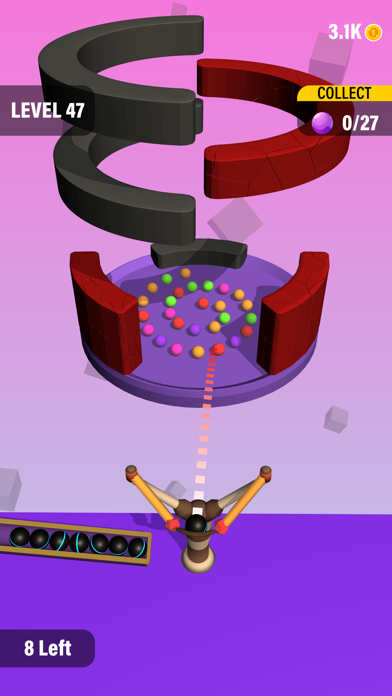 Screenshot #3 pour Marble Toss 3D