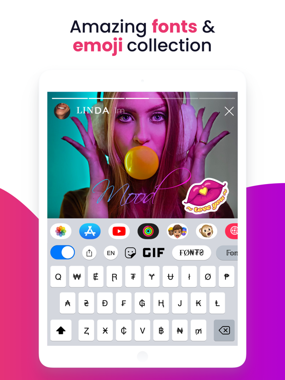 Screenshot #4 pour Fonts © Polices du Clavier