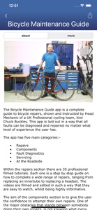 Bicycle Maintenance Guide screenshot #3 for iPhone