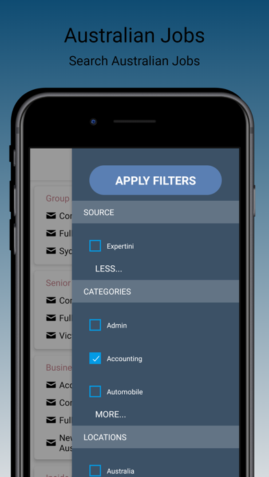 Australian Jobs Screenshot
