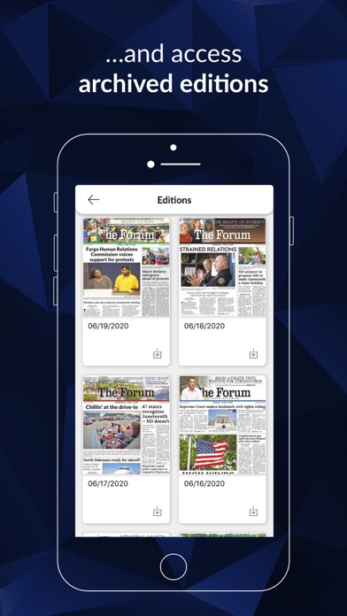 The Forum E-paper Screenshot