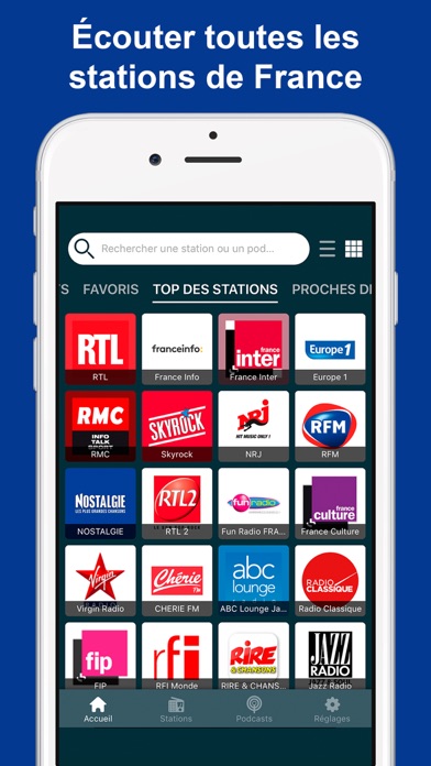 Screenshot #1 pour Radios France - FM en Direct