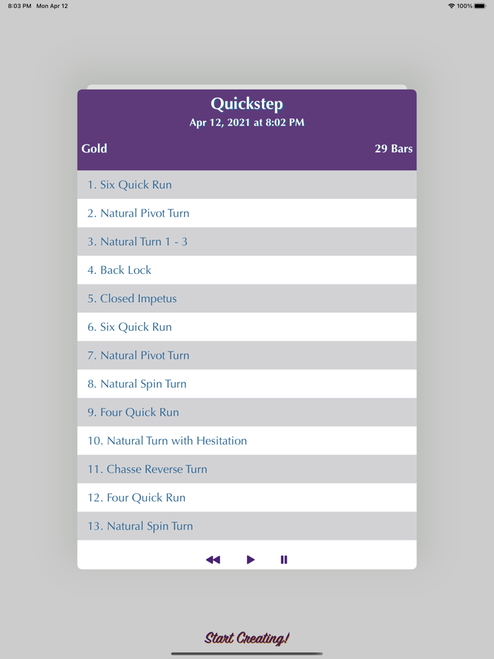 Choreography Generator