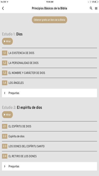 Guía Bíblica texto, comentario Screenshot