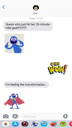 Sesame: Monster Stickers iPhone image 1