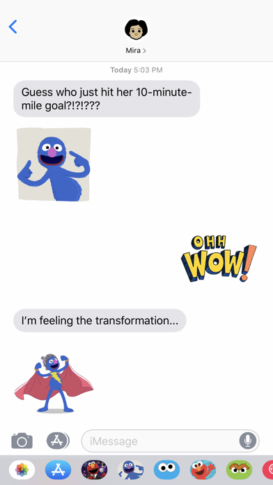 Sesame: Monster Stickers Screenshot 1 - AppWisp.com Sesame: Monster Stickers Screenshot 1 - AppWisp.com