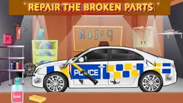 Game screenshot Police Car Washing Game apk