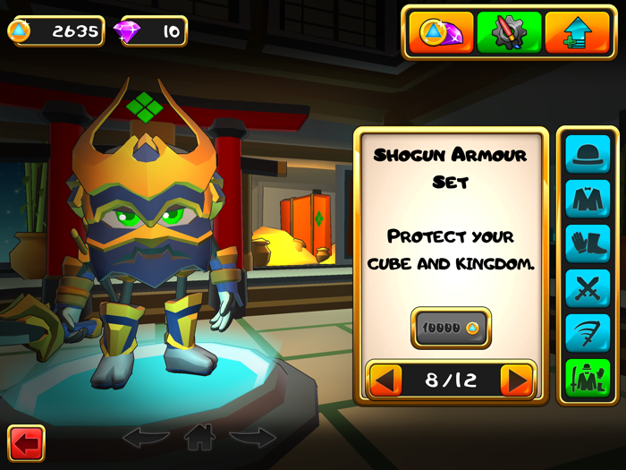 Cube Samurai Run Squared