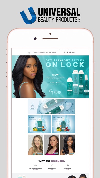 Universal Beauty Products Screenshot